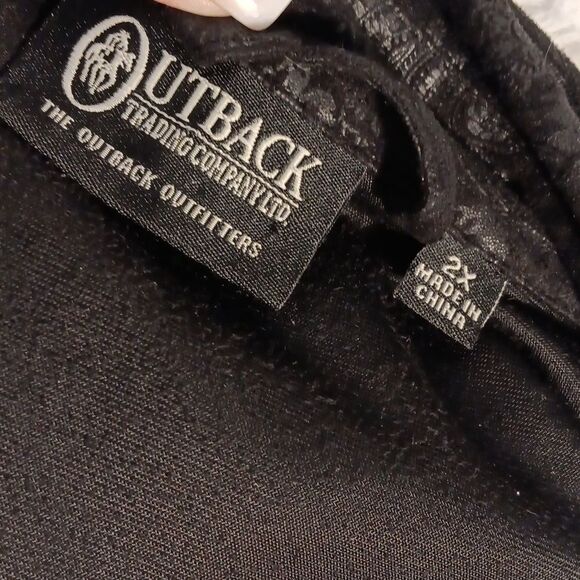 Outback Trading Co Black Snap Top - Picture 6 of 7